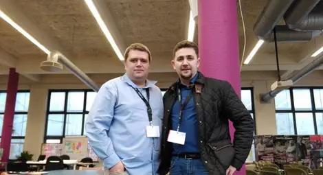 Емилиян Енев и Емил Стоянов.                            Снимка: Фейсбук