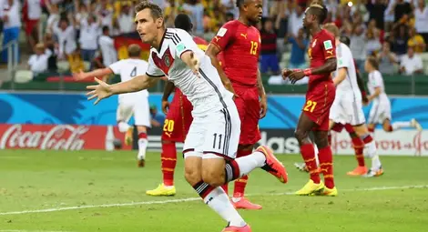 Легендата Клозе донесе точка на Германия срещу Гана Легендата Клозе донесе точка на Германия срещу Гана