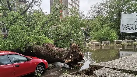 Супер клетка плюс ураганен вятър пометоха Русе и нанесоха невиждани щети Супер клетка плюс ураганен вятър пометоха Русе и нанесоха невиждани щети