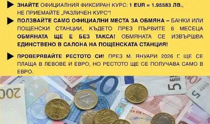 Полицията в Русе препоръча правила за сигурност при въвеждането на еврото