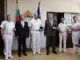 Командирът на флота и висши офицери с отличия от областната управа