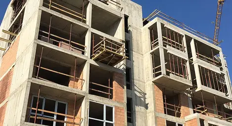 Охлаждане: Строителството на едва 44 жилища е започнало през второто тримесечие