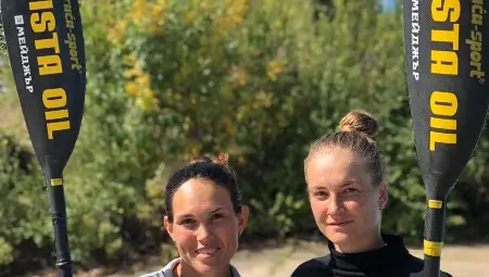 Гришина и Недева се надяват, че ще имат възможност да атакуват олимпйски квоти.                                                Снимка: Утро