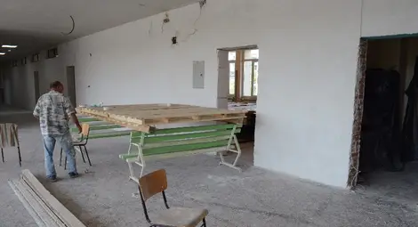 Напредва изграждането на езиковия център в Европейското училище