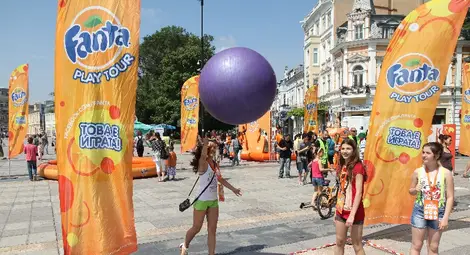 &bdquo;Фанта&ldquo; гостува в Русе със спортни игри за тийнейджъри