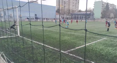 Ето как Преслав Стойков остави точката в Русе. Снимка: Георги ХРИСТОВ