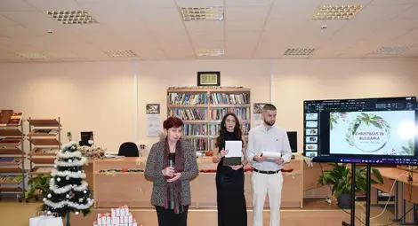 В Русенския университет се проведе коледно тържество за чуждестранните студенти