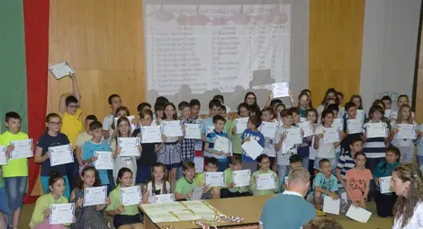 Малки Питагоровци получиха награди от различни състезания