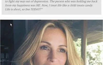 Джулия Робъртс с неочаквана изповед