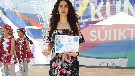 17-годишната Димана Дончева с първа награда от Казахстан