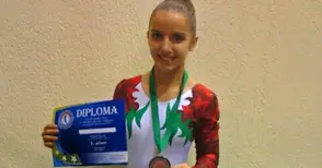 Майсторка на батут от Русе с бронз от турнир в Минск