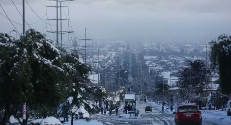 В Хърватия падна първият сняг