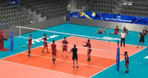 Китайци и французи загряха за голямото волейболно шоу