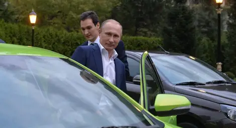 Путин стана рекламно лице на новата Лада /видео/
