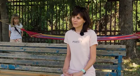 Альона Пронко от Украйна в Русе: Оказва се, че една жена може да бъде силна, особено когато спасява детето си...