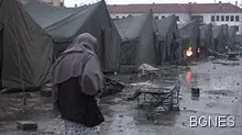 Три палатки изгоряха в имигрантския лагер в Харманли