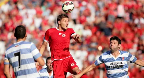 ЦСКА стартира във "В" група с 3:0 над Струмска слава 