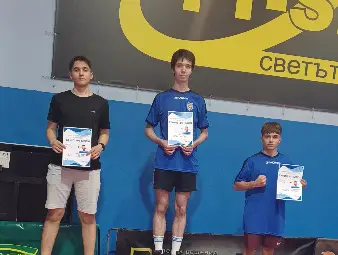 Младите тенисисти на маса от МГ "Баба Тонка"-Русе с букет титли и медали от общинското първенство