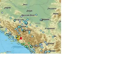 Още едно мощно земетресение удари Балканите Още едно мощно земетресение удари Балканите