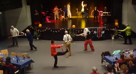 Мария Неделчева показа в  Швейцария тънкостите на ушу