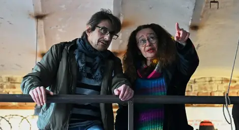 Двама художници под един покрив - Еслица Попова и Георги Пасев.Снимка: Иво БОТЕВ