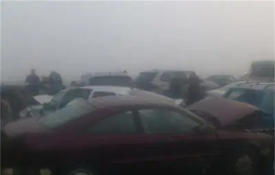 И български коли участвали в зловещата верижна катастрофа в Сърбия И български коли участвали в зловещата верижна катастрофа в Сърбия