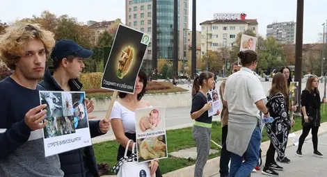 12 вегани се събраха на "Веган прайд парад" в София