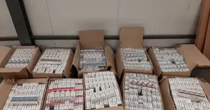 Над 1550 кутии цигари спрени на път за Западна Европа