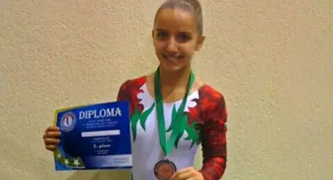Майсторка на батут от Русе с бронз от турнир в Минск