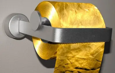 Пуснаха 22-каратова тоалетна хартия 