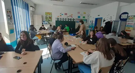 Русенското училище "Възраждане" участва в обучение на ученици в Скопие по проект &ldquo;MIND YOUR HEALTH&rdquo; /галерия/