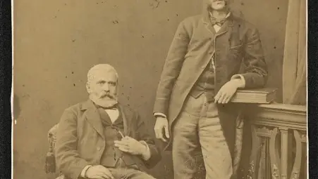 Подарената снимка (вер. от 1881 г.) на Недялка, от &bdquo;хайманата&ldquo; Александър К. Людсканов (правият вдясно) с бъдещия си тъст Драган К. Цанков, при когото работи, като втори секретар в българското дипломатическо агентство в Цариград (от НБКМ-БИА С II 645).