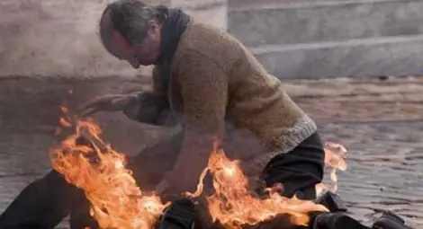  Жива факла пламна и в Бобов дол