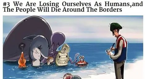 Посланията към света след смъртта на Айлян: "Човечество, изхвърлено на брега" /галерия/