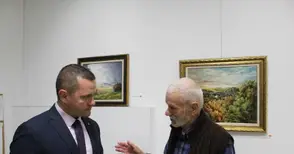 Художникът Тодор Делев с юбилейна изложба и златна значка „Русе“