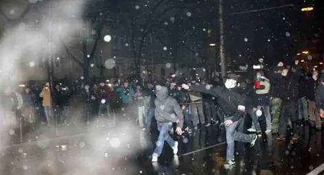 Жандармерията окървави протеста на Орлов мост /галерия/