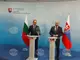 Министър Драгомир Заков разговаря със словашкия си колега Ярослав Над по време на глобалния форум по сигурността ГЛОБСЕК