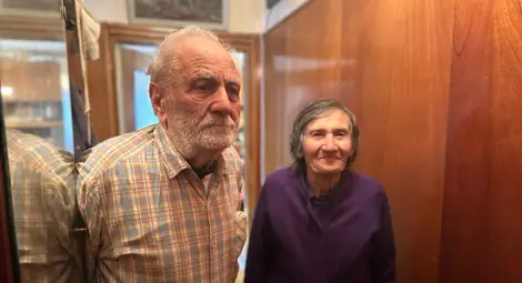 Каля и Михо Михови със своите 73 г. брак са най-възрастната женена двойка в община Русе