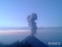 Нов вулканичен остров расте в Япония