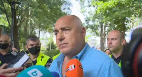 Бойко Борисов след разпита в МВР (Обзор)