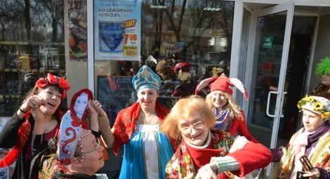 С блини и водка руснаците в Русе прогониха зимата