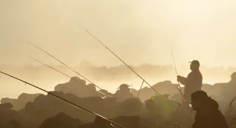 Рядко явление заради студа: Пара се вдига от морето край Варна /галерия/