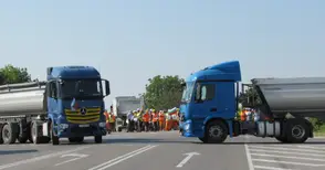 Пътните строители отмениха днешната блокада на пътя Русе-Бяла