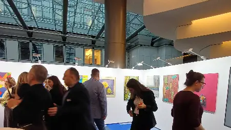 Картина на разградският талант Орхан Исмаил бе включена в изложба в Брюксел