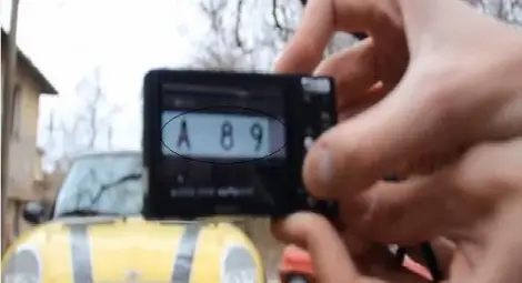 Ето как се лъже камера на КАТ с фолио (Видео)