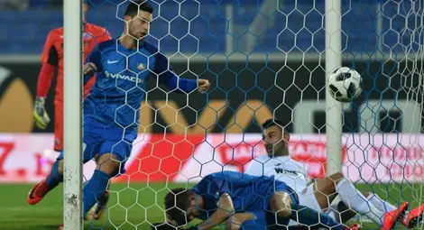 Отменен гол спаси "Левски" от нов провал в края Отменен гол спаси "Левски" от нов провал в края