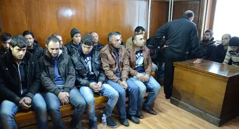 21 сирийци чуха накуп присъдите си в препълнена съдебна зала