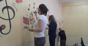 Проверка официално потвърди заличаването на стенопис на Вальо Георгиев в „Иван Вазов“