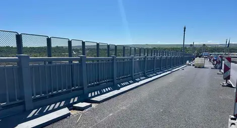 Завършва ремонтът в 413-метровия участък в посока Румъния на Дунав мост