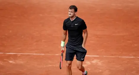 20 силни минути на Григор не стигат на "Ролан Гарос"